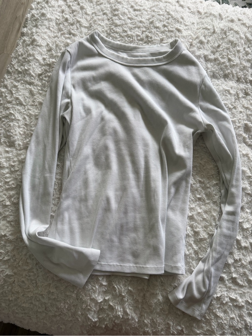 Ribbed long sleeve basic